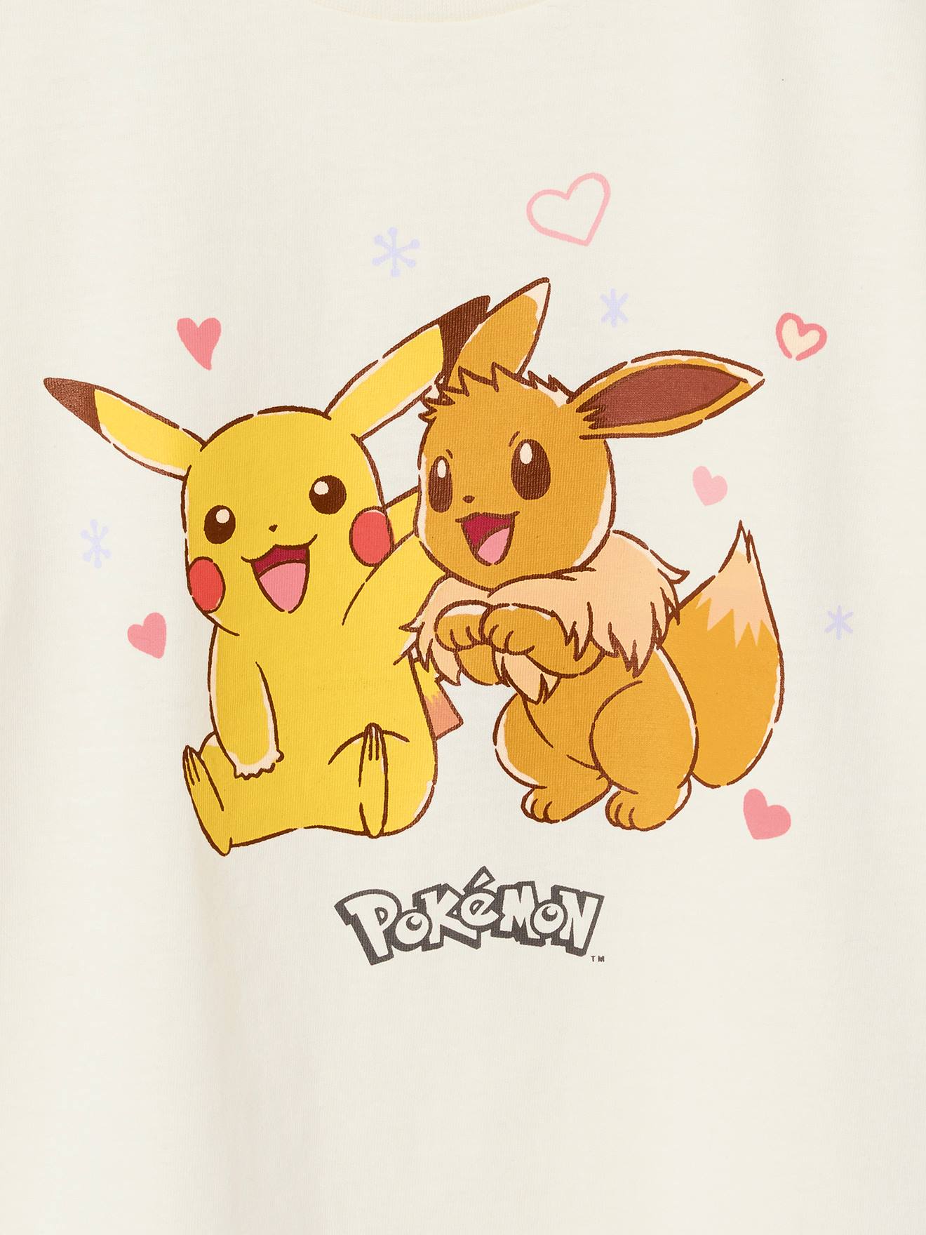 Thumbnail - Kinder T-Shirt POKEMON mit Pikachu und Evoli