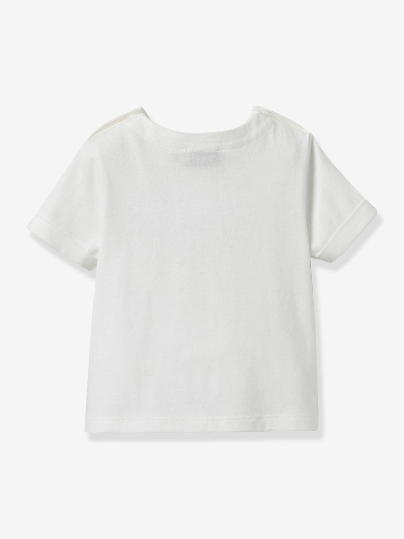 Thumbnail - Baby T-Shirt mit Liberty-Schriftzug CYRILLUS aus Bio-Baumwolle