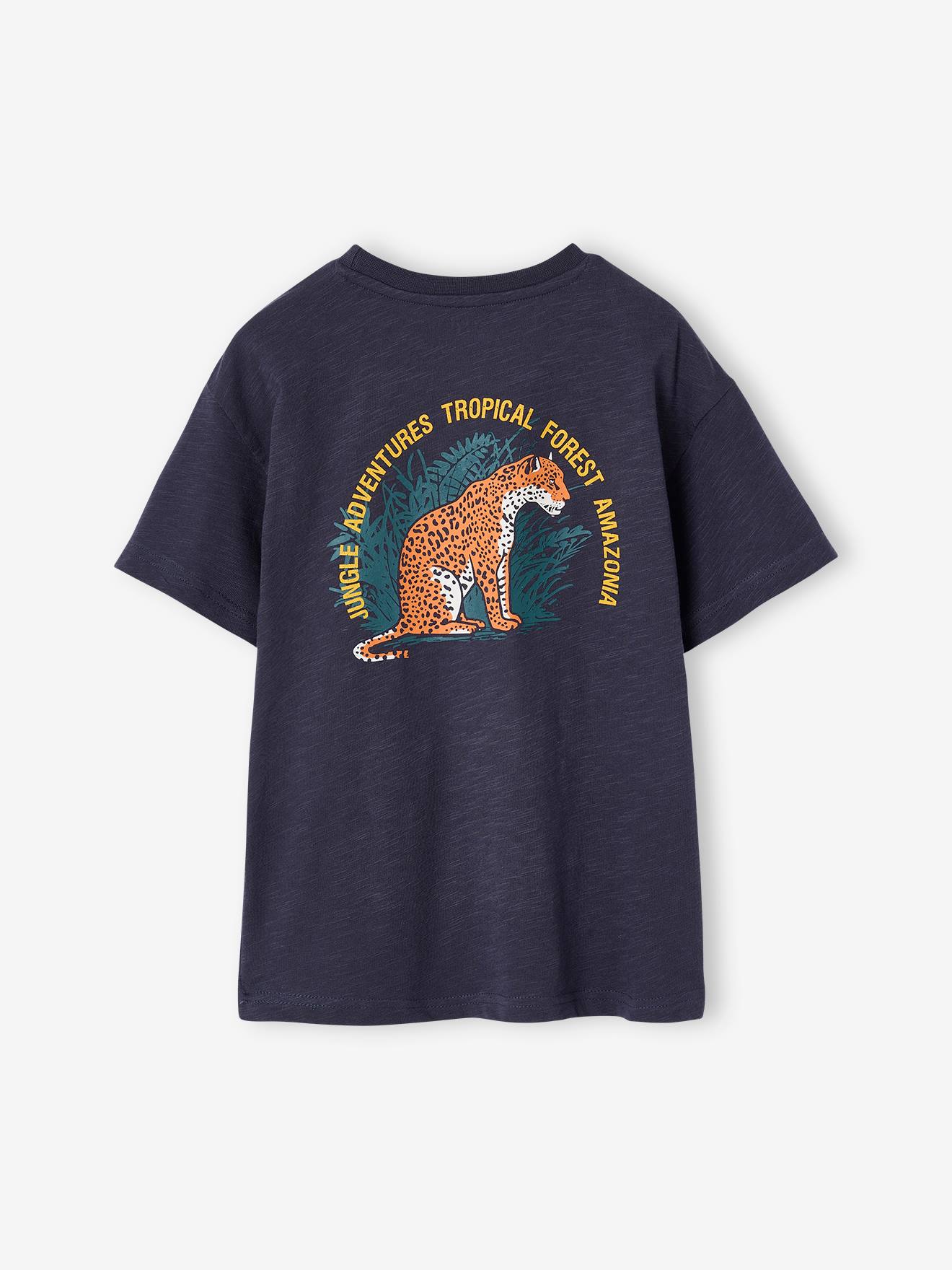 Thumbnail - Jungen T-Shirt mit Tiger vorn und hinten