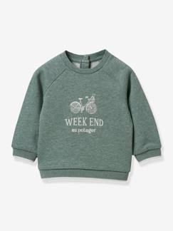 Besticktes Baby Sweatshirt CYRILLUS aus Bio-Baumwolle  [numero-image]
