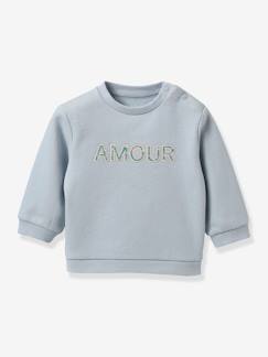 Baby Sweatshirt mit Liberty-Schriftzug CYRILLUS aus Bio-Baumwolle  [numero-image]