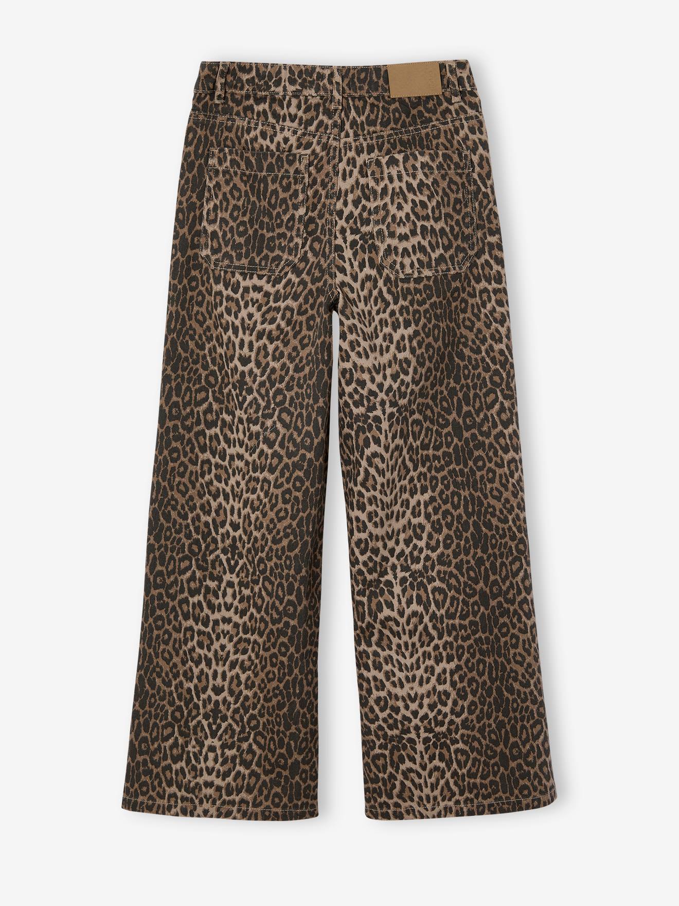 Thumbnail - Weite Mädchen Hose mit Leoprint JONEN