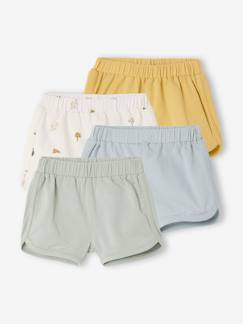 Babymode-Bio-Kollektion: 4er-Pack Jungen Baby Shortys