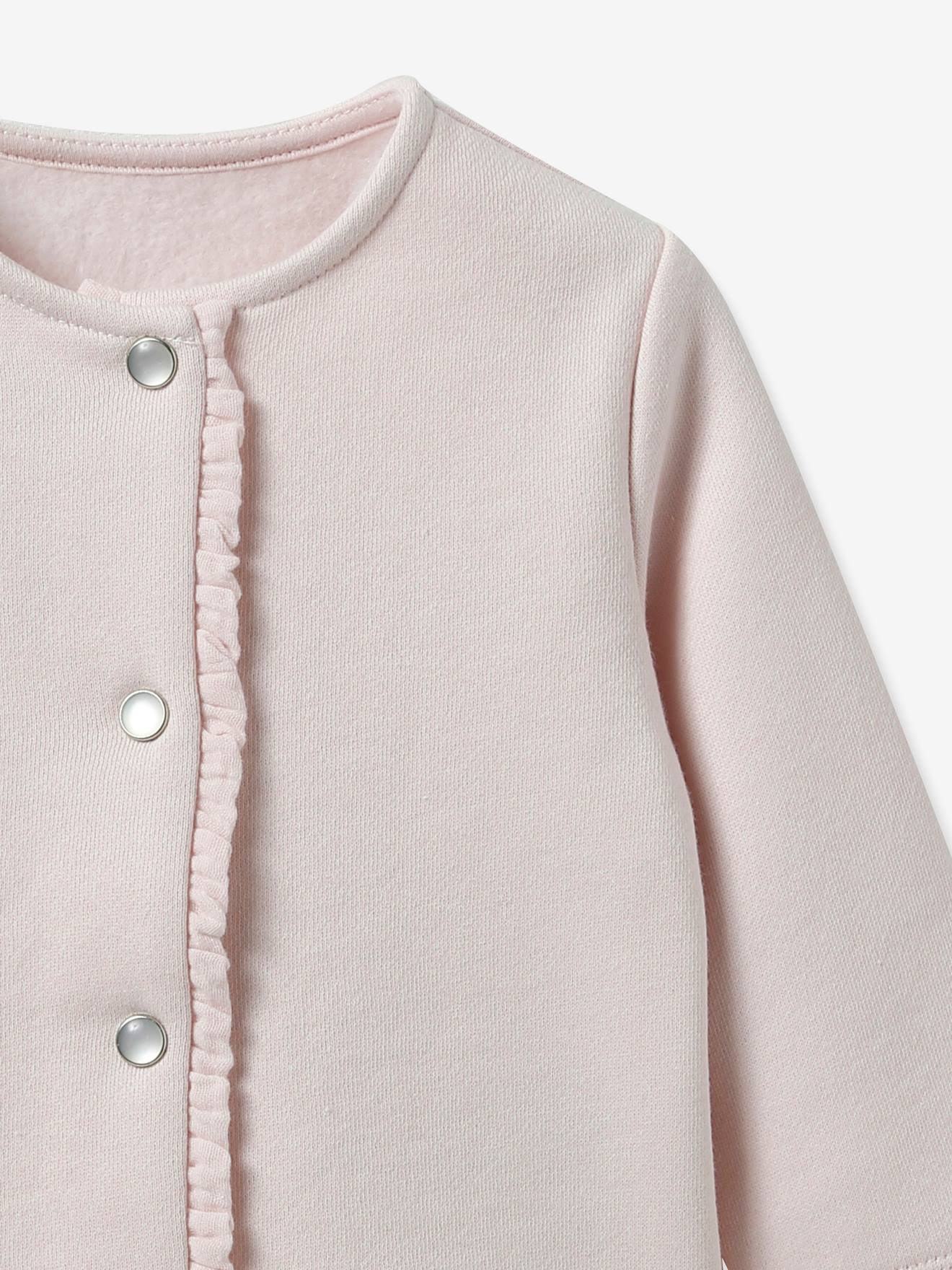 Thumbnail - Baby Sweatjacke aus Bio-Baumwolle CYRILLUS hell