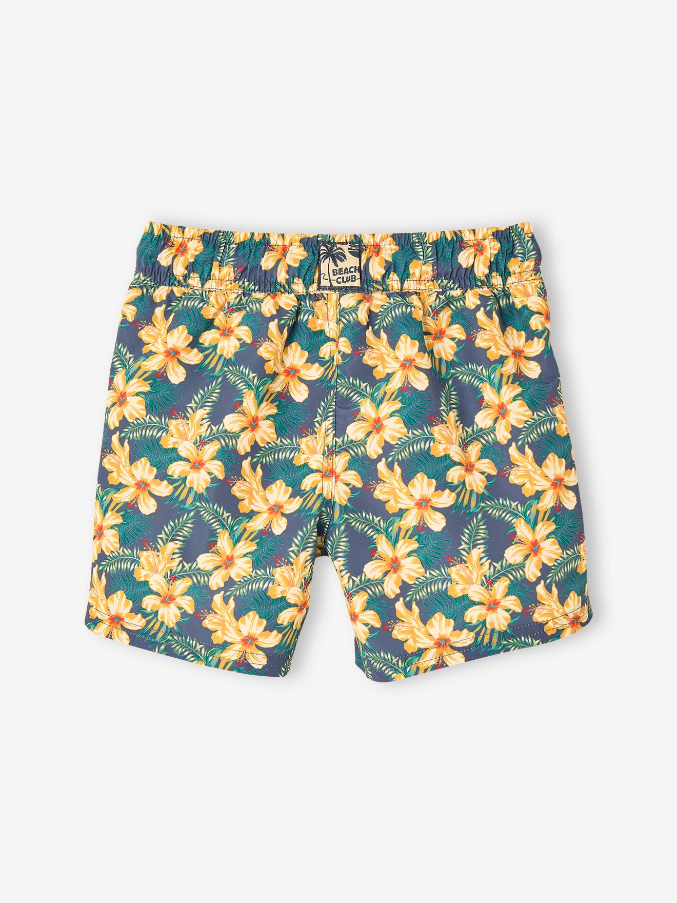 Thumbnail - Jungen Badeshorts mit Hawaiiblumen