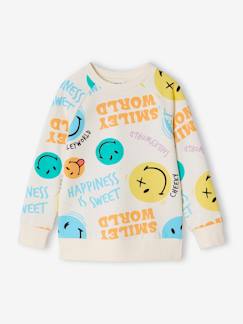 Jungenkleidung-Pullover, Strickjacken, Sweatshirts-Sweatshirts-Kinder Sweatshirt SMILEY WORLD