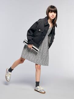 Maedchenkleidung- Jacken & Mäntel-Mädchen Oversized-Jeansjacke JONEN