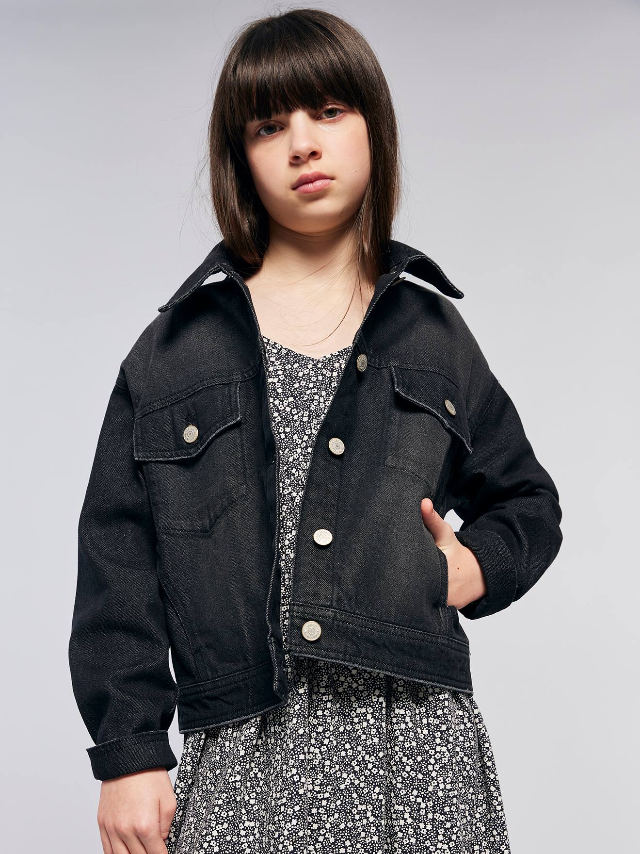 Mädchen Oversized-Jeansjacke JONEN er denim