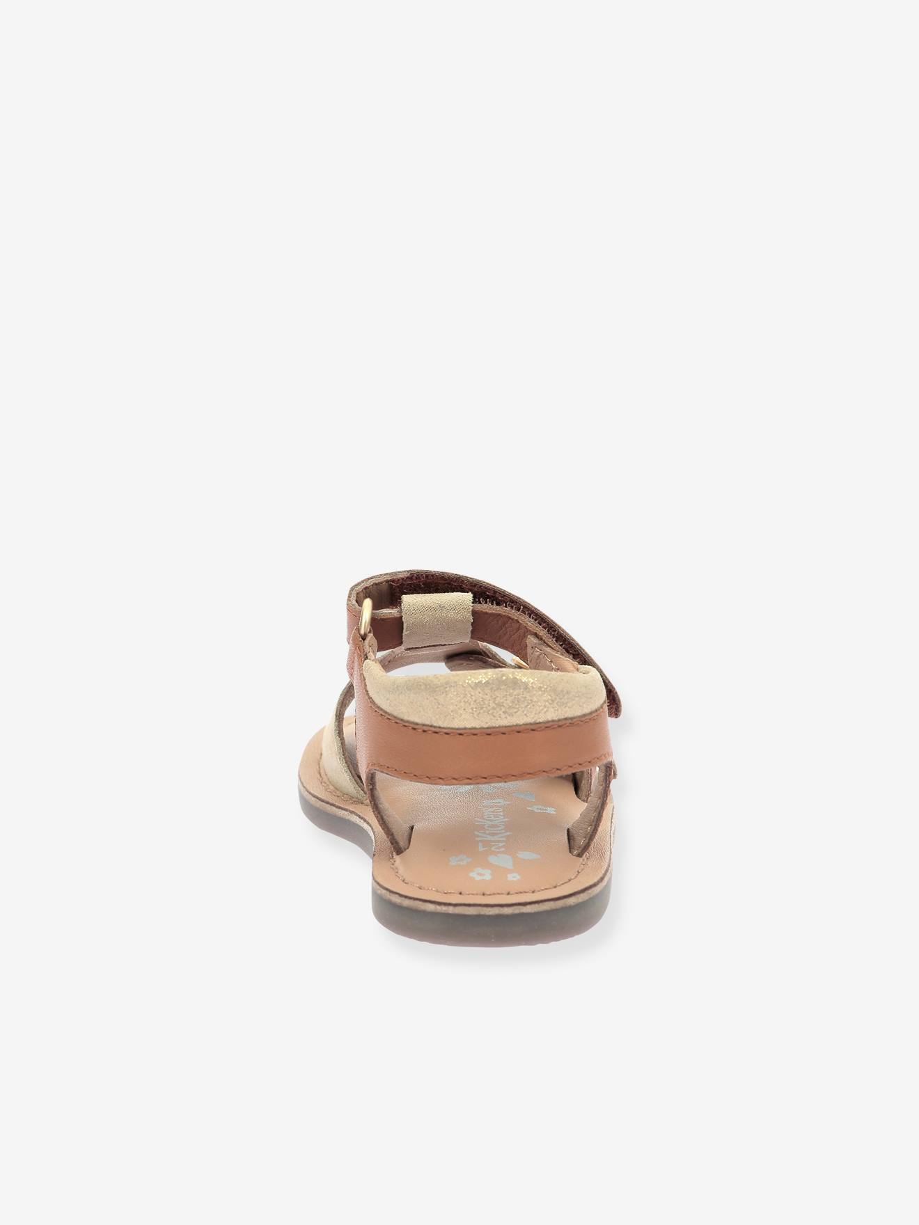 Thumbnail - Kinder Ledersandalen Diazz KICKERS camel
