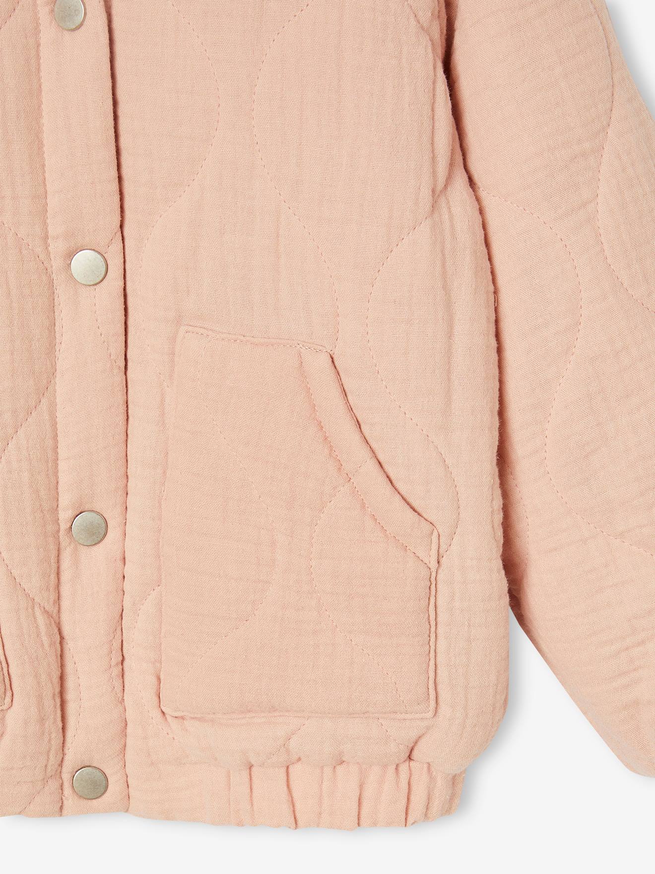 Thumbnail - Mädchen Bomberjacke aus gestepptem Musselin