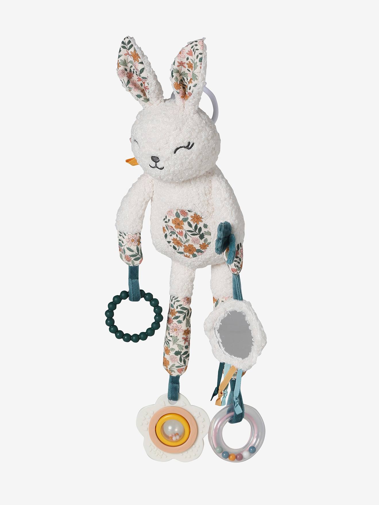 Thumbnail - Weiche Baby Activity-Hase RETRO FLOWER