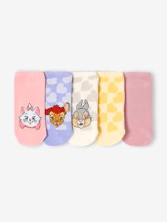 Maedchenkleidung-5er-Pack Kinder Socken Disney Animals: Marie, Klopfer & Bambi
