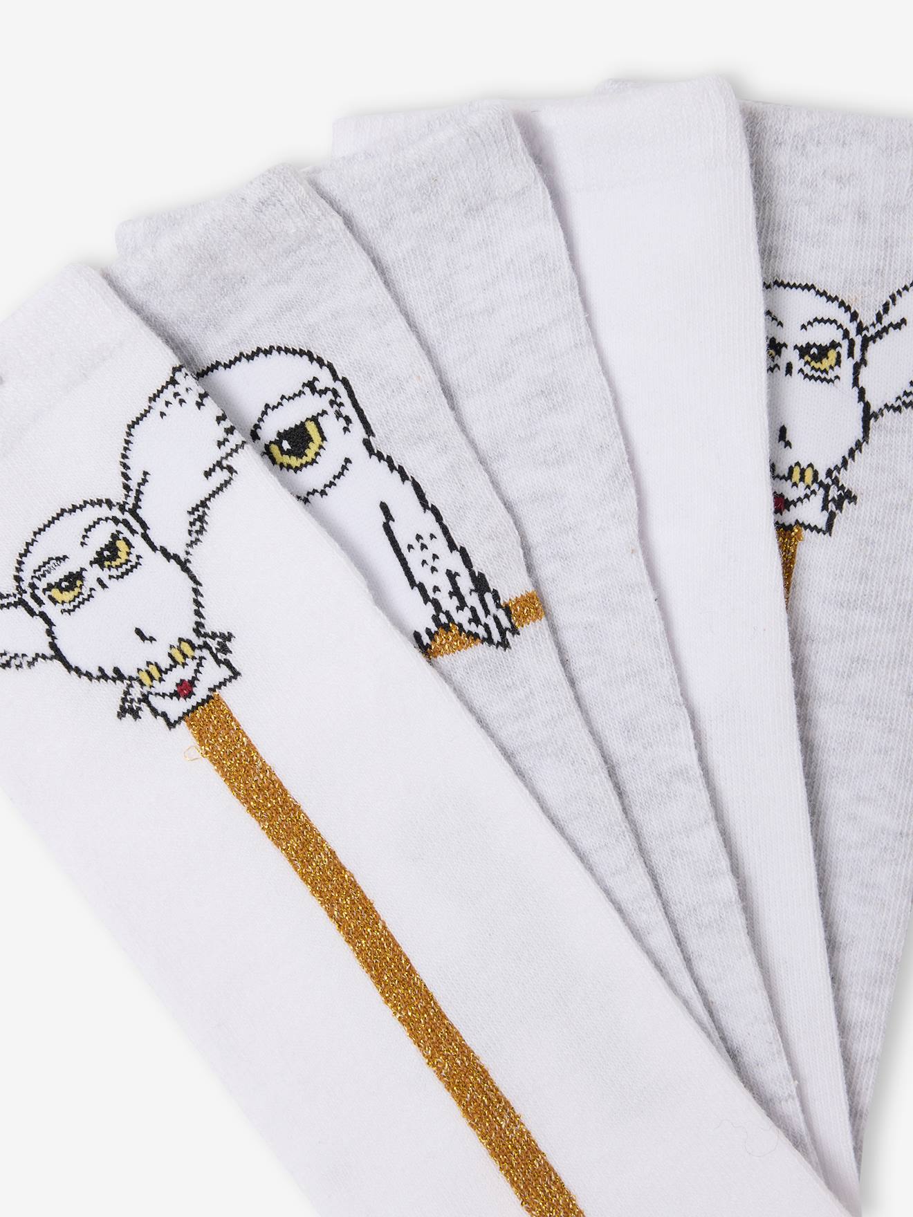 Thumbnail - 5er-Pack Kinder Glitzer-Socken mit Hedwig HARRY POTTER