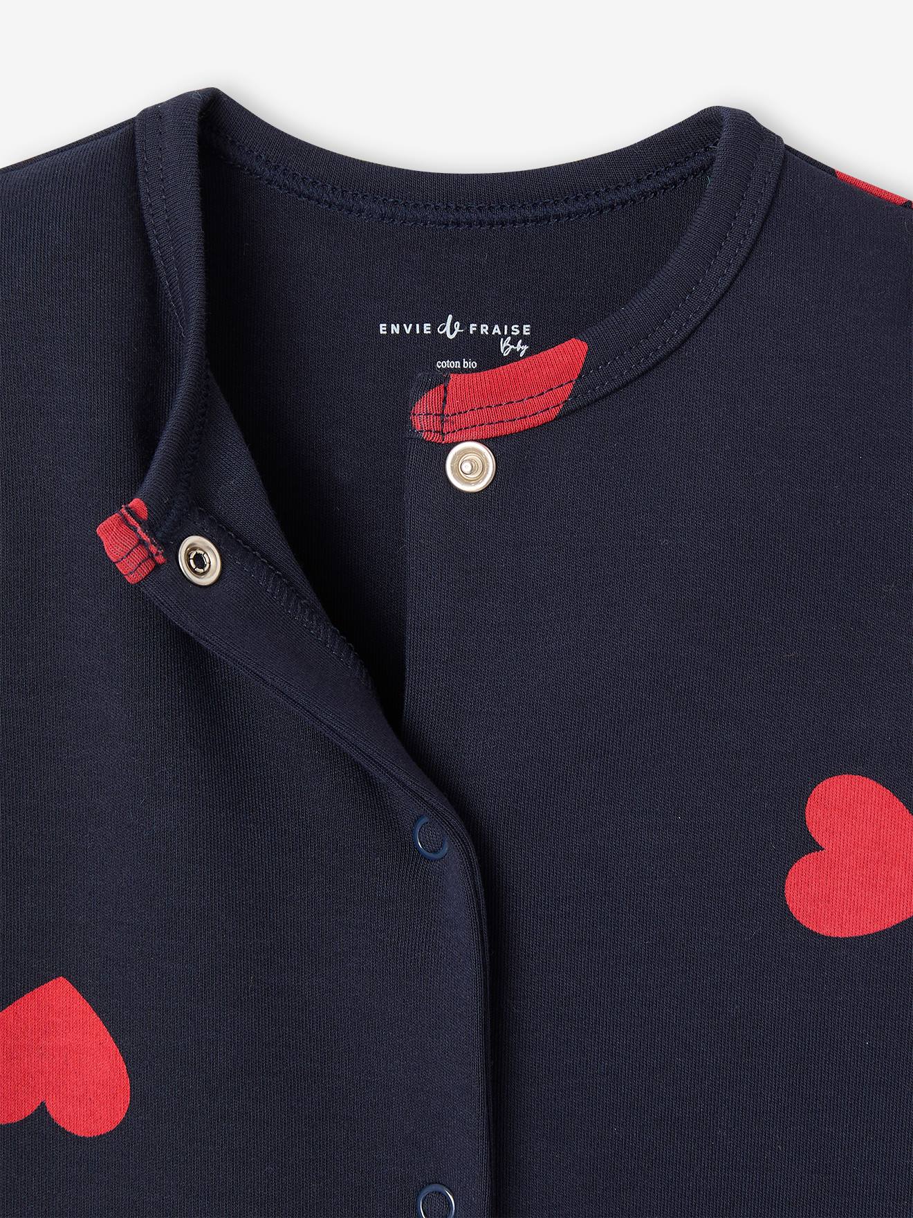 Thumbnail - Bio-Kollektion: Baby Strampler Mon Coeur ENVIE DE FRAISE