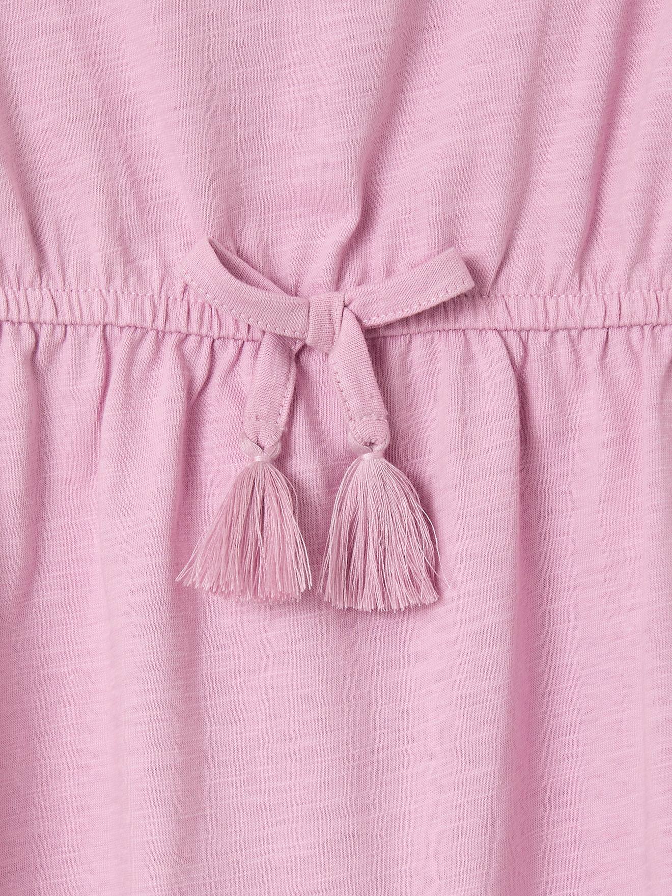 Thumbnail - Mädchen Kleid mit Lochstickerei lila