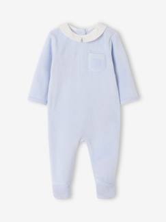 Babymode-Strampler & Schlafanzüge-Bio-Kollektion: Baby Samt-Strampler ENVIE DE FRAISE, personalisierbar
