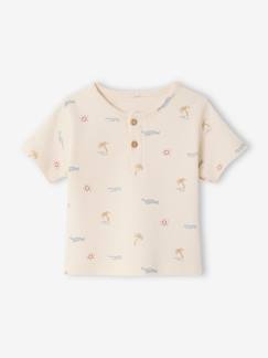 Babymode-Shirts & Rollkragenpullover-Bio-Kollektion: Baby T-Shirt mit Reliefeffekt