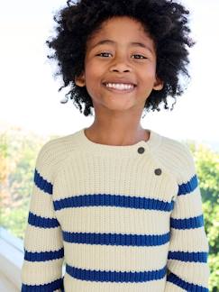 Jungenkleidung-Jungen Strickpullover mit Streifen