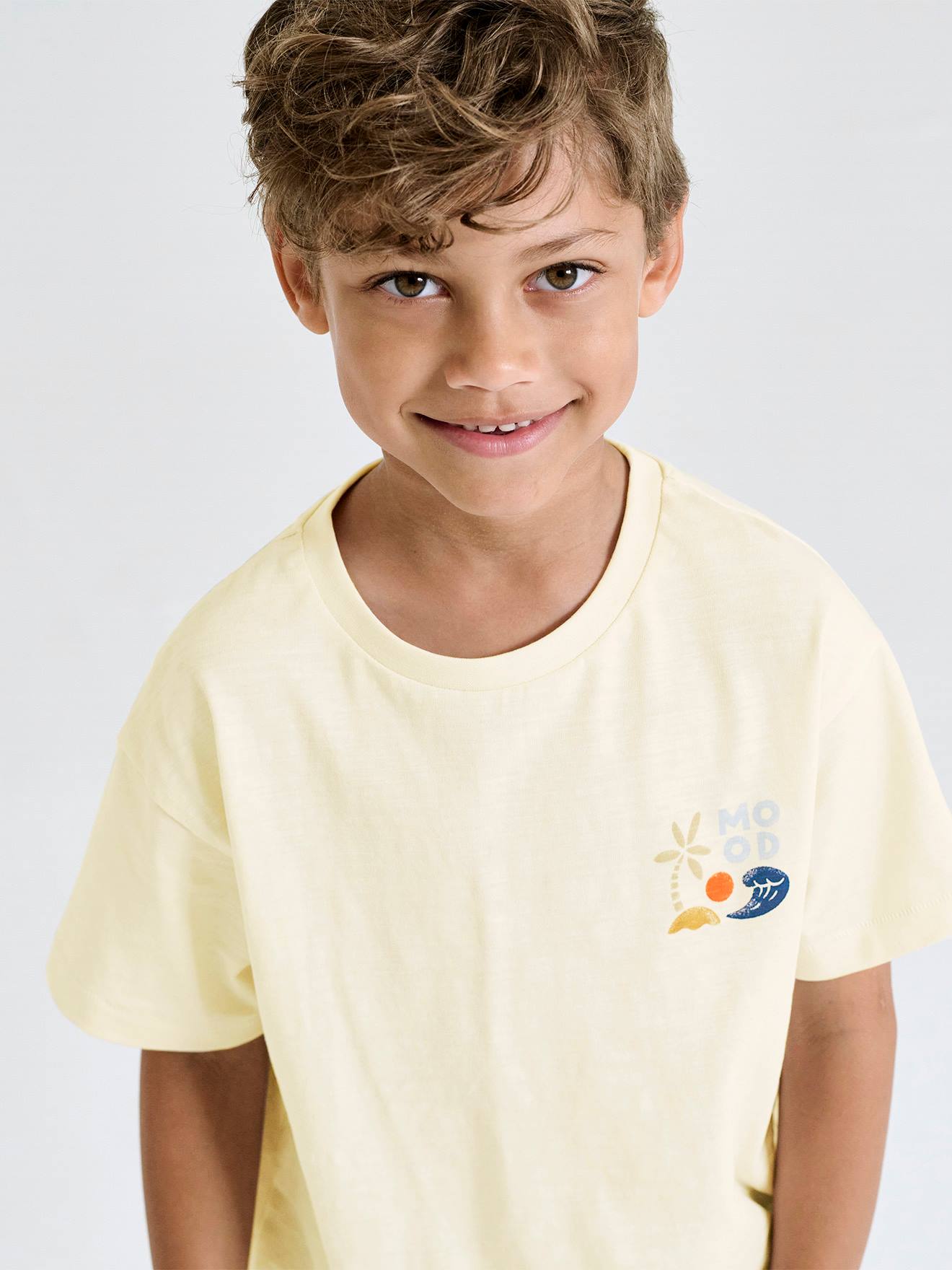 Thumbnail - Jungen T-Shirt mit XL-Print hinten und Recycling-Baumwolle