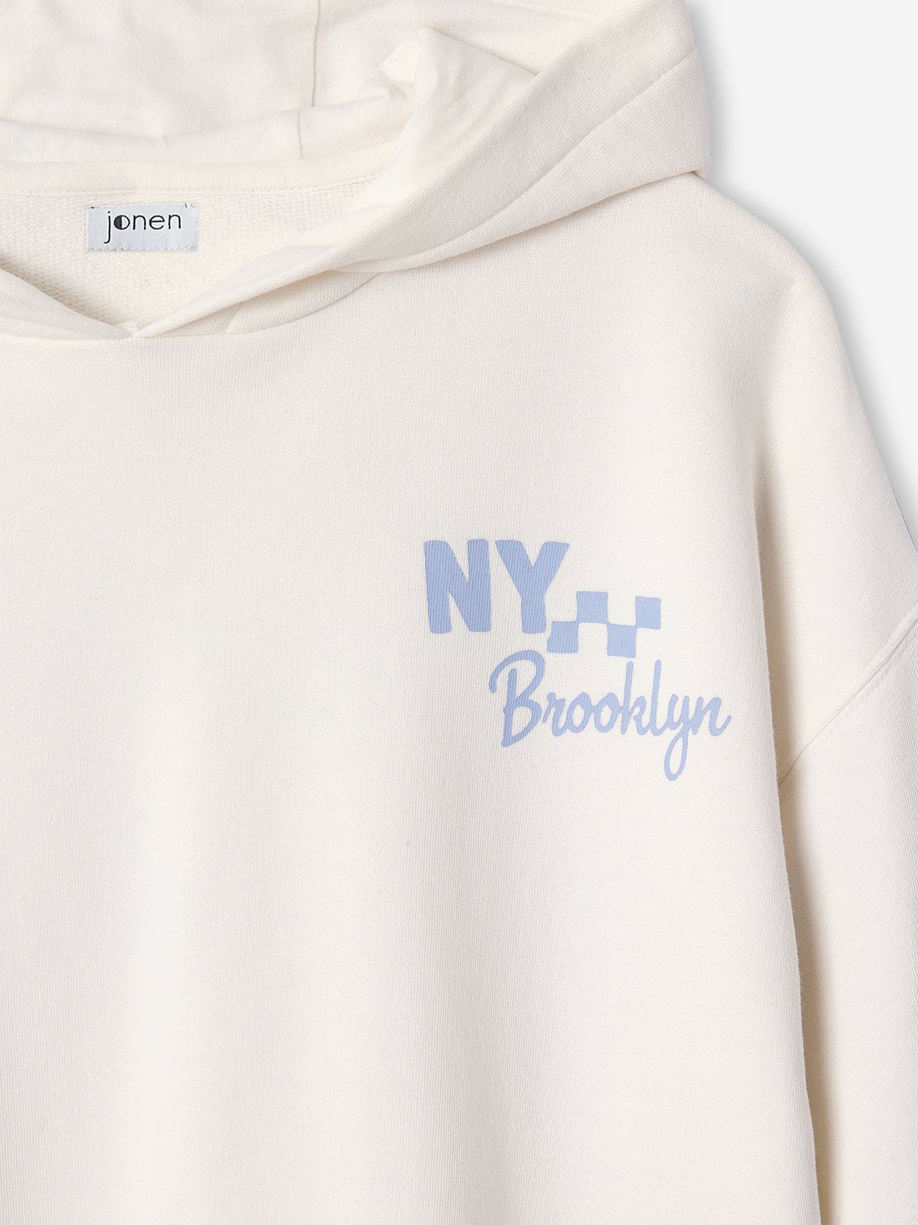 Thumbnail - Jungen Kapuzensweatshirt mit Prints & Schriftzug JONEN