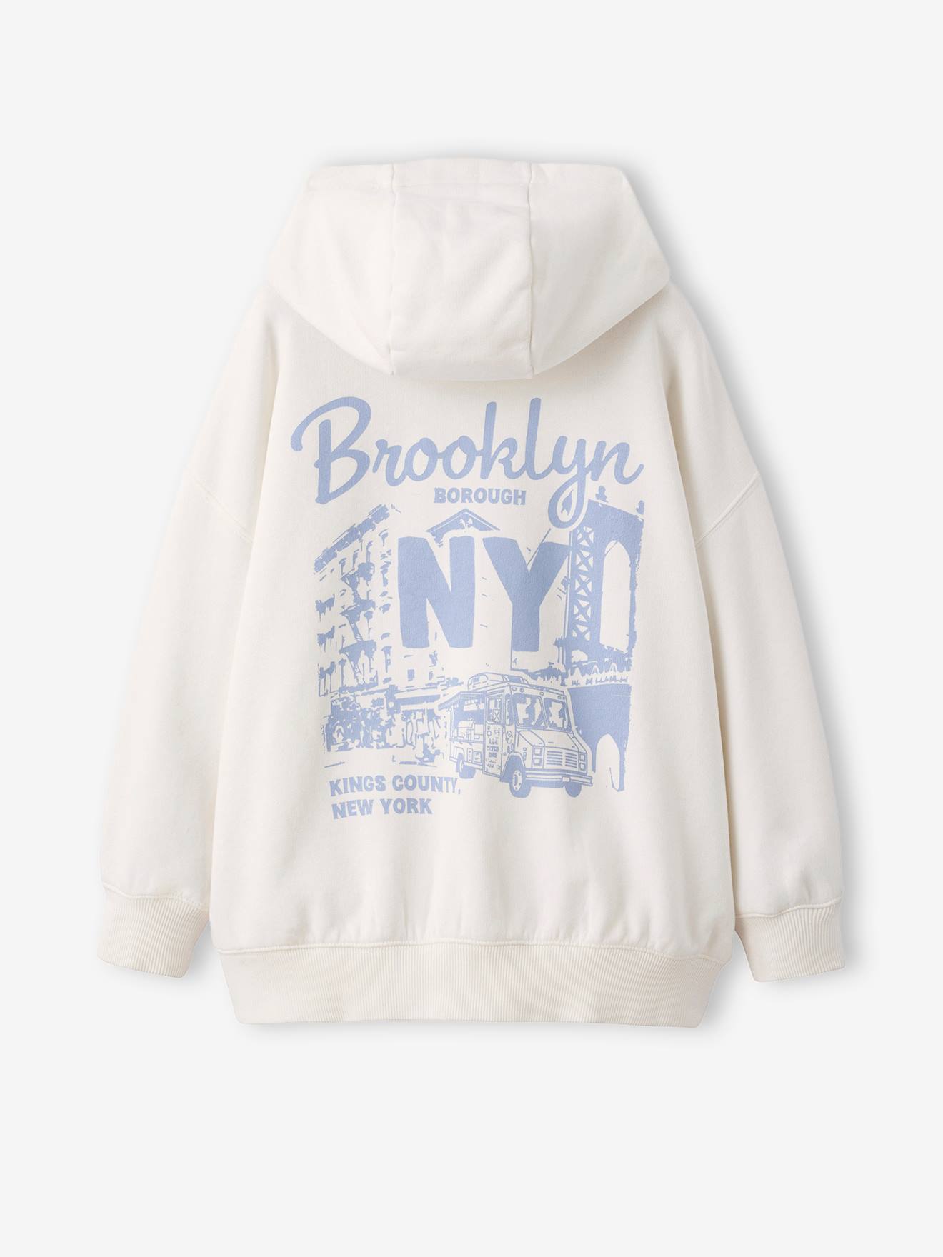 Thumbnail - Jungen Kapuzensweatshirt mit Prints & Schriftzug JONEN