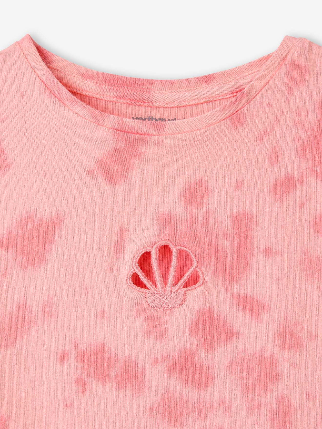 Thumbnail - Mädchen T-Shirt mit Batikmuster bonbon