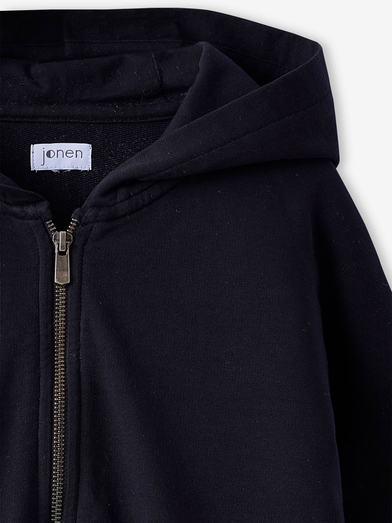 Thumbnail - Kurze Mädchen Kapuzensweatjacke mit Reißverschluss JONEN