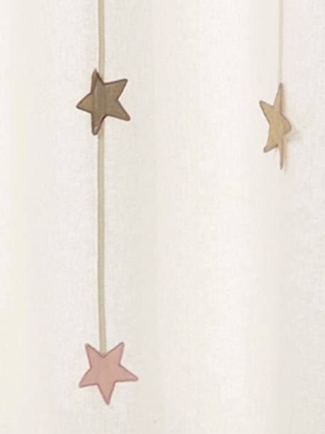 Kinderzimmer Vorhang ,,Magie', Sternengirlanden - wollweiß+wollweiß/sterne mehrfarbig - 9