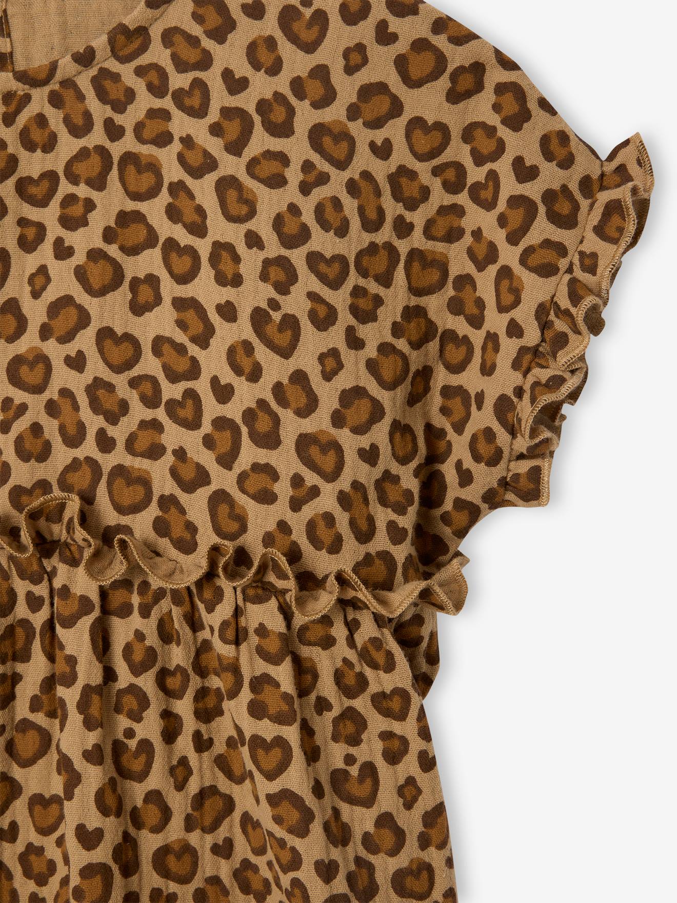 Thumbnail - Gemusterte Mädchen Bluse aus Musselin