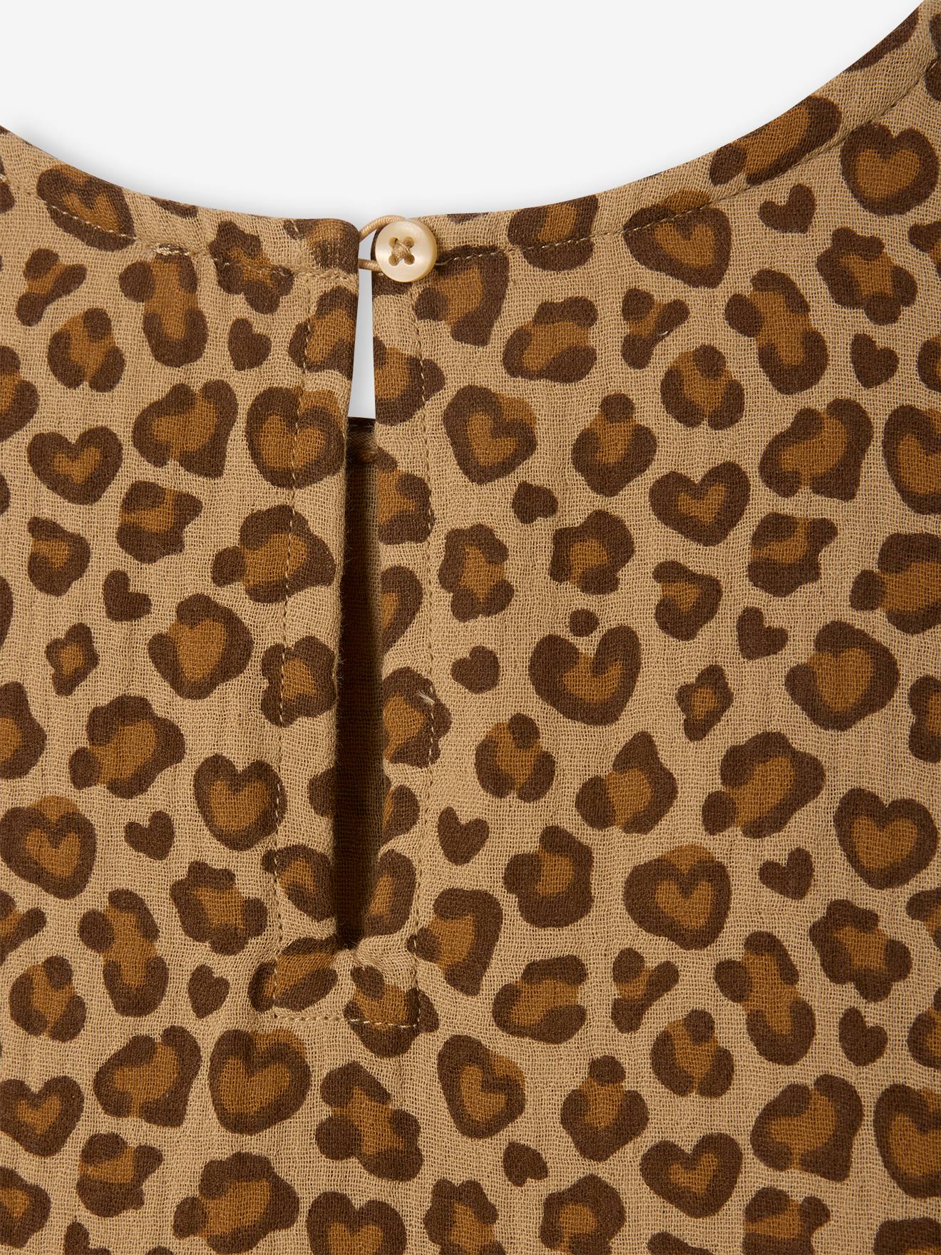 Thumbnail - Gemusterte Mädchen Bluse aus Musselin