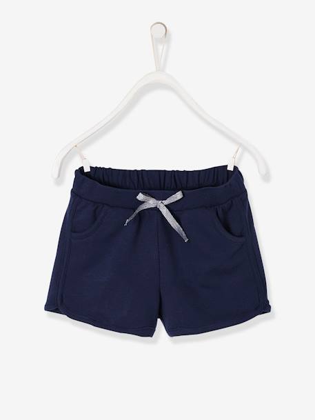 Sport-Shorts für Mädchen Oeko-Tex - dunkelblau+rosa+ziegel - 2