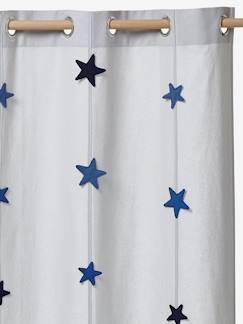 Dekoration & Bettwäsche-Dekoration-Kinderzimmer Vorhang mit Sternengirlanden