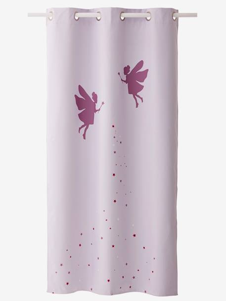 Verdunkelungs-Vorhang 'Kleine Fee' - grauviolett - 1