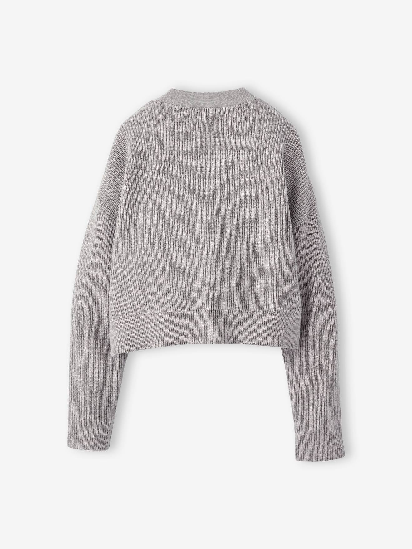 Thumbnail - Mädchen Cropped-Cardigan