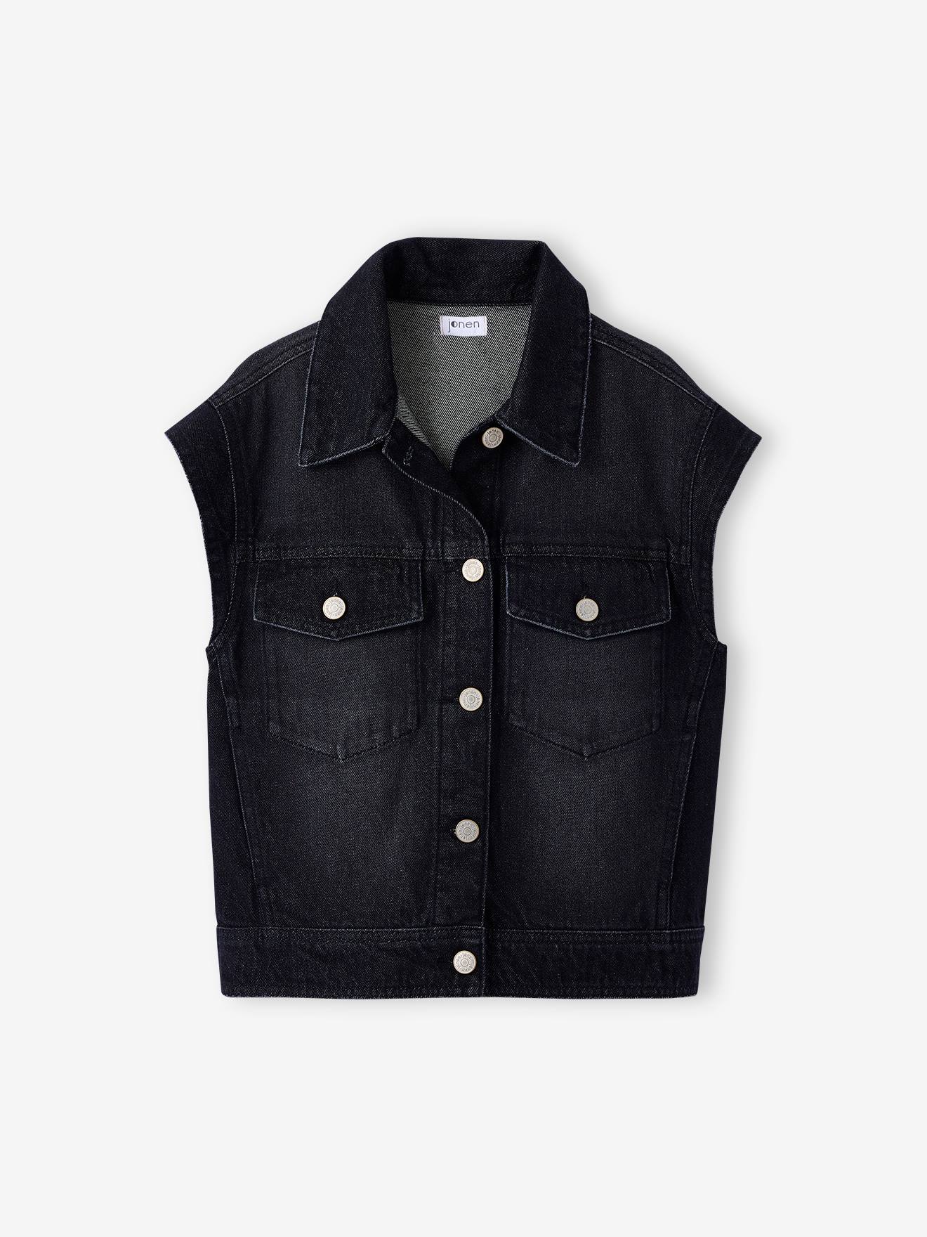 Thumbnail - Mädchen Jeansweste Oversize-Look JONEN er denim