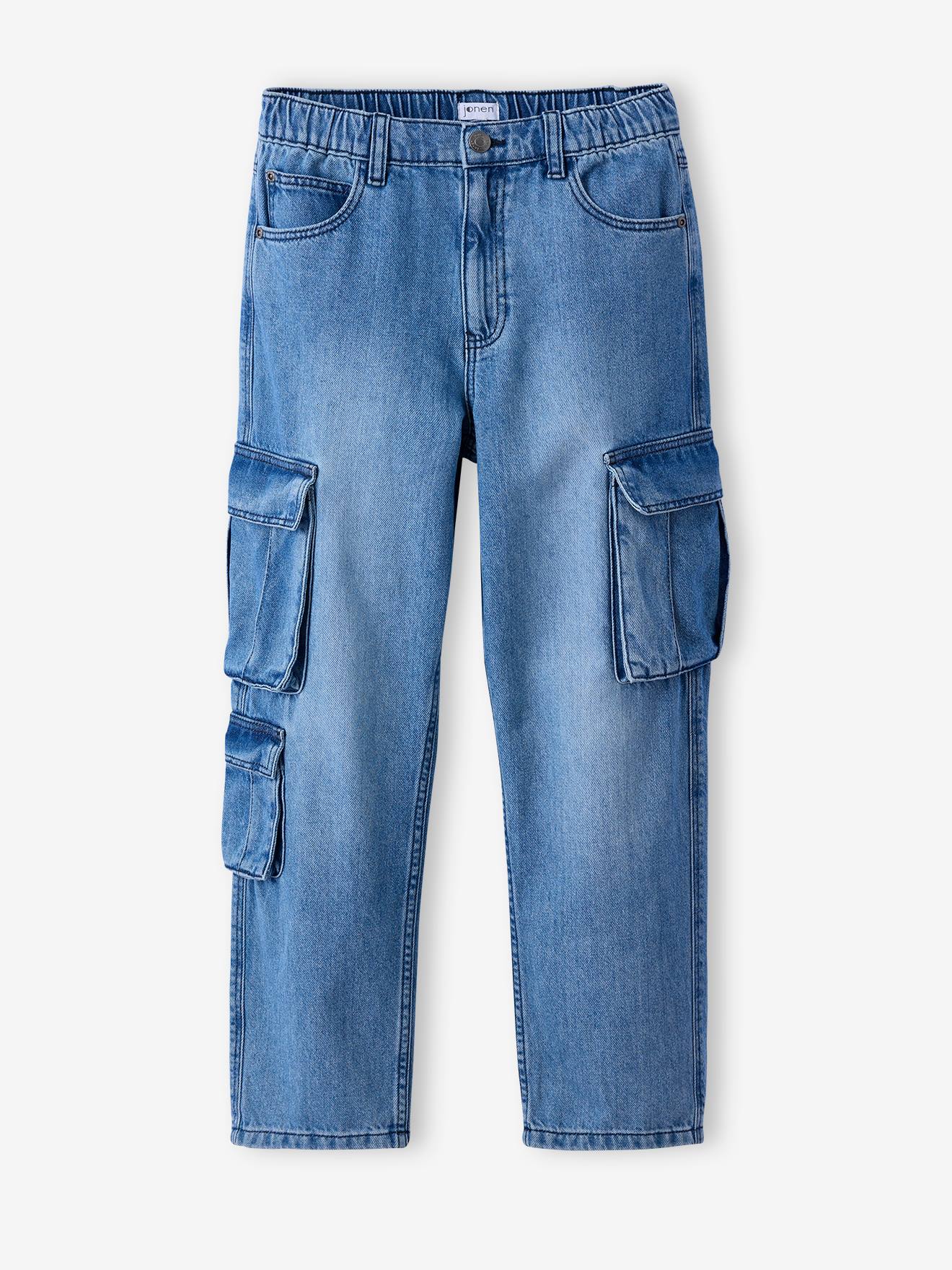 Thumbnail - Jungen Cargo-Jeans Loose-Fit