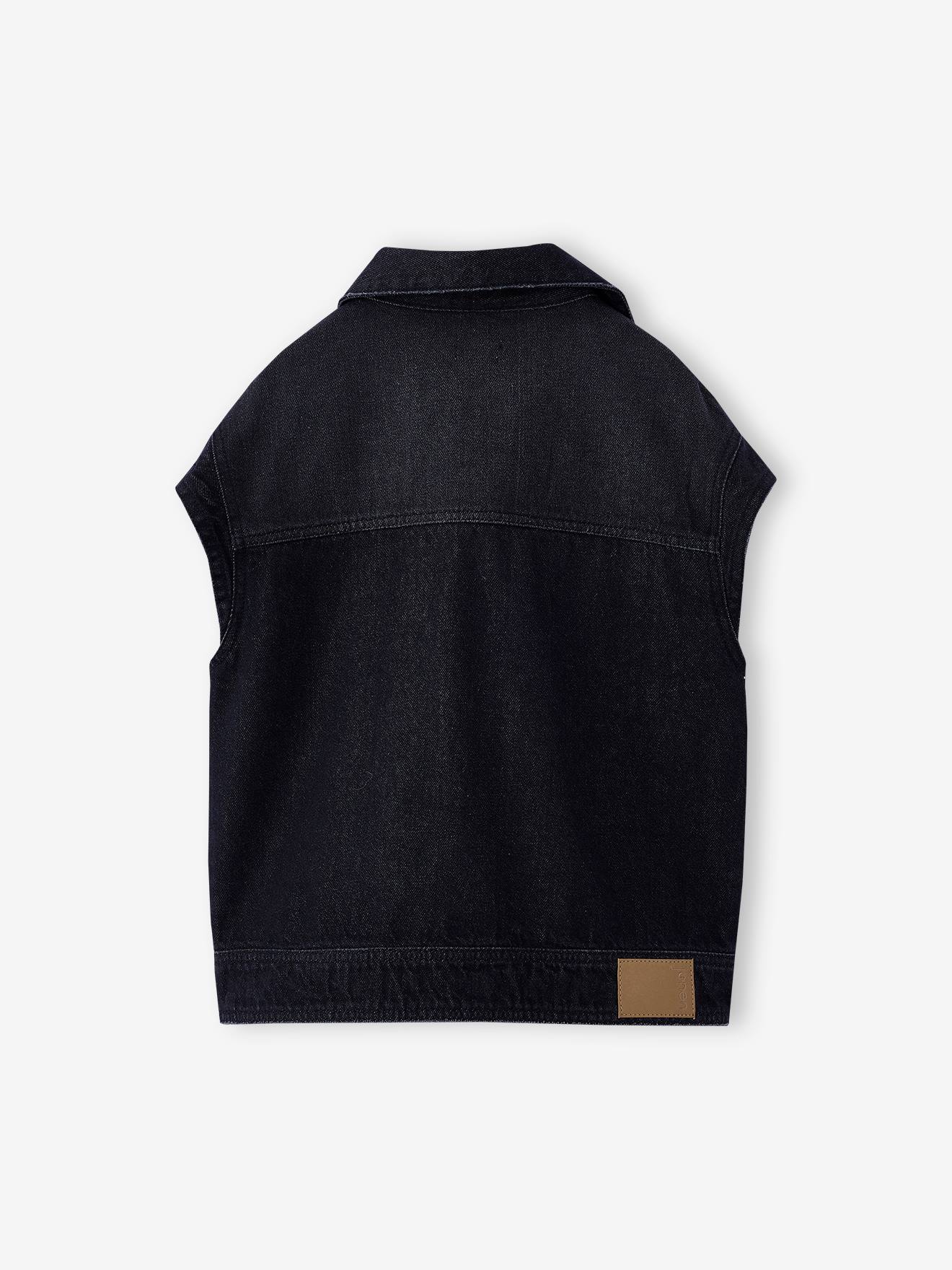 Thumbnail - Mädchen Jeansweste Oversize-Look JONEN er denim