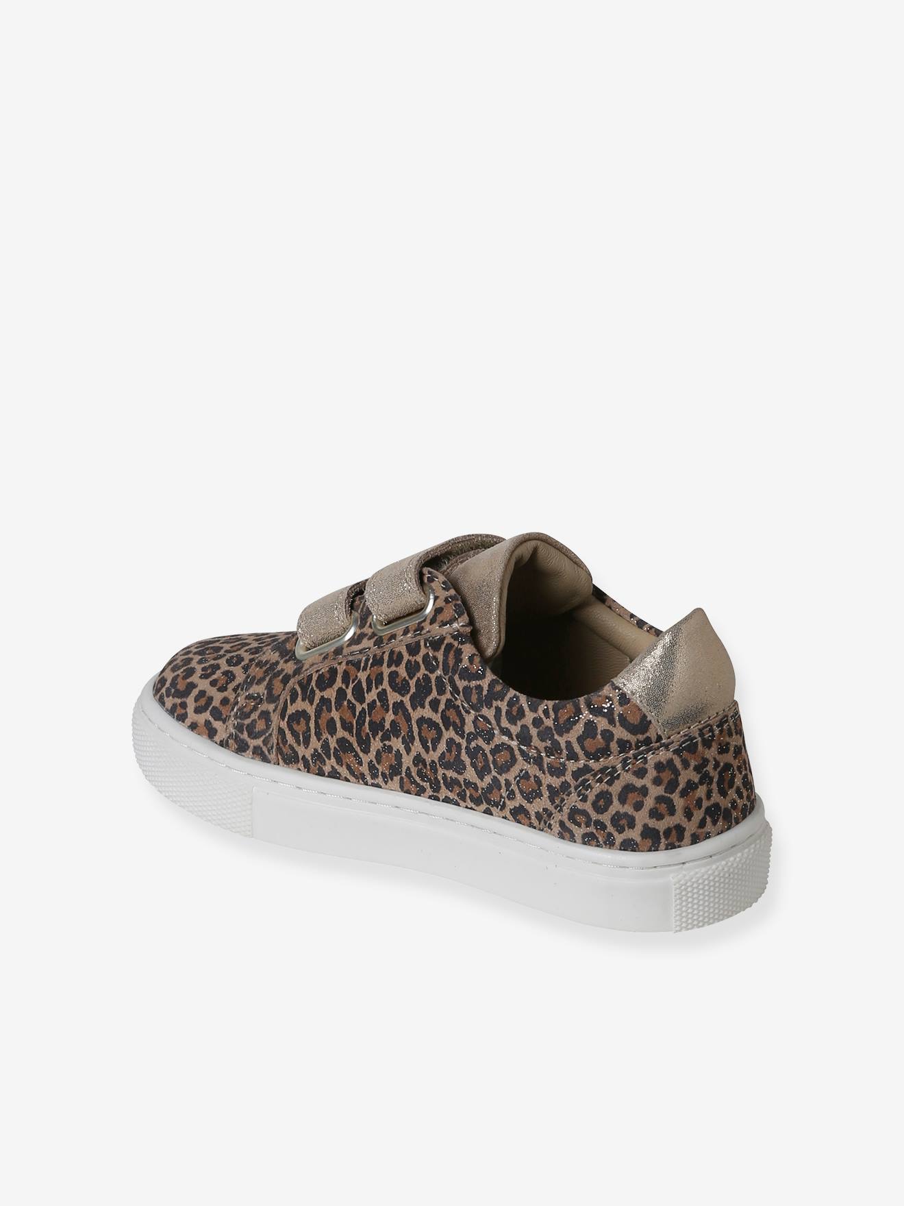 Thumbnail - Kinder Ledersneakers mit Klett und Anziehtrick