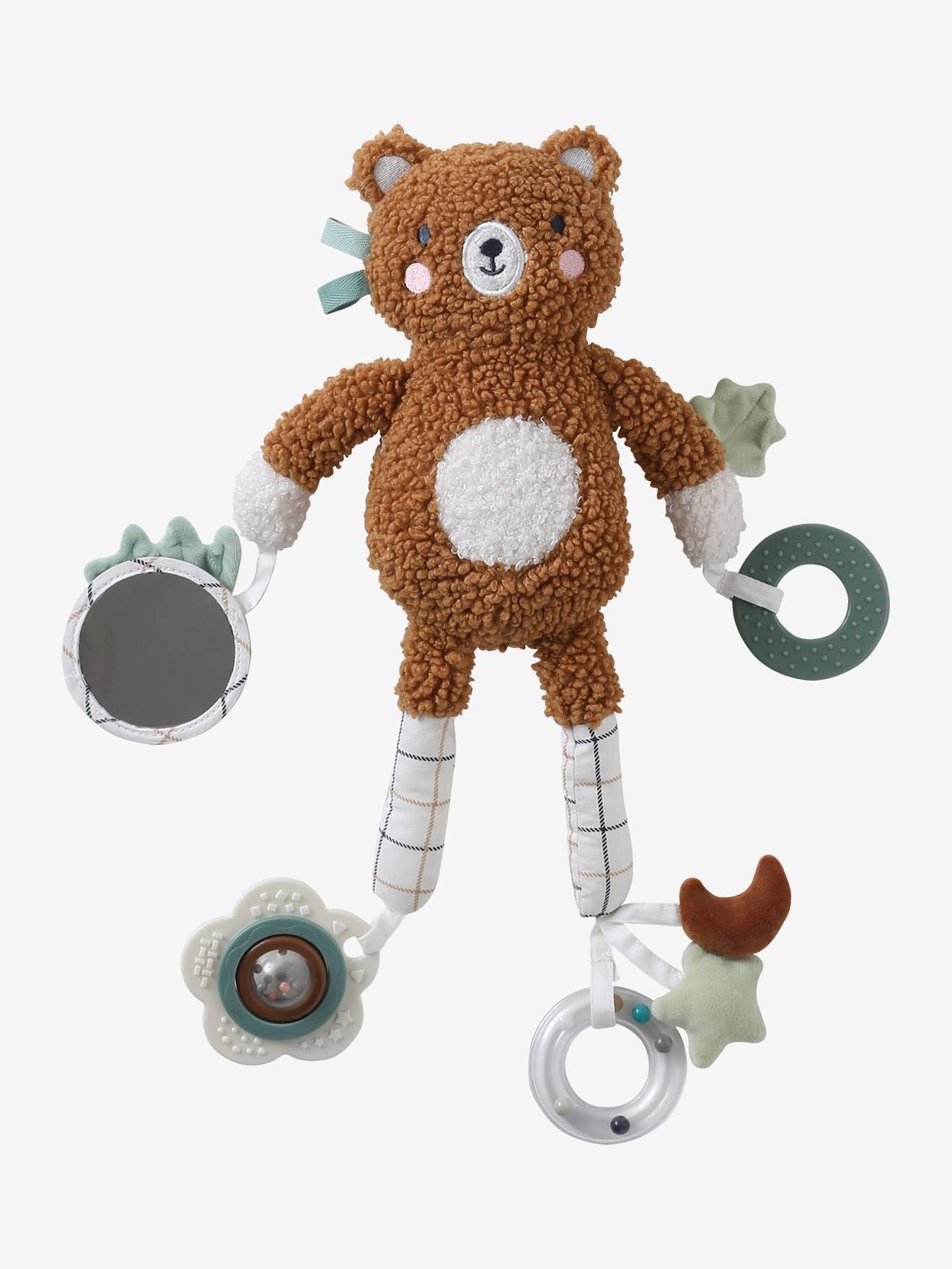 Thumbnail - Kleiner Baby Activity-Plüschbär GRÜNER WALD