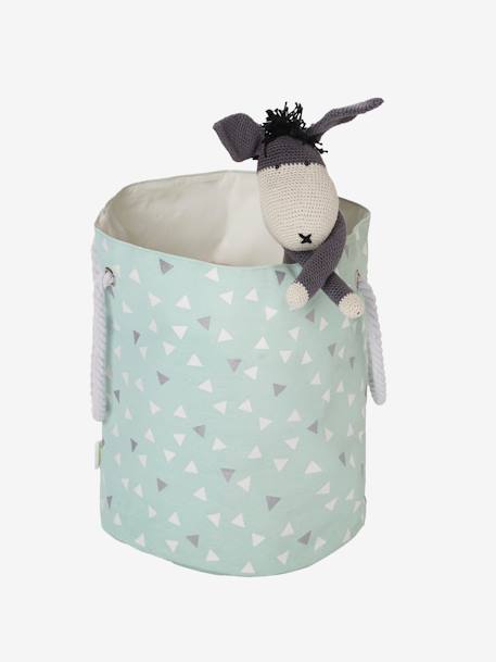 Großer Aufbewahrungskorb, Stoff - grün - 1