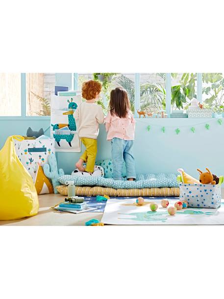 Kinderzimmer Bodenmatratze, Bodenkissen - blau/grün - 4