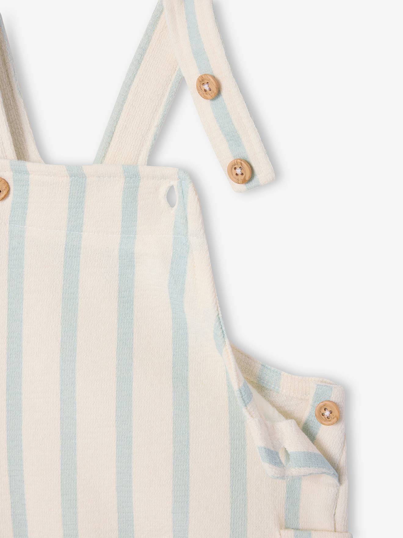 Thumbnail - Bio-Kollektion: Baby Latzshorts aus weicher Sweatware