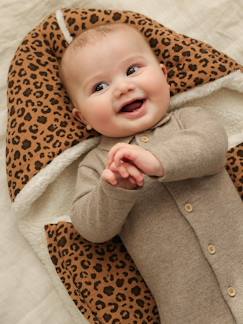 Babymode-Mäntel, Jacken, Overalls & Ausfahrsäcke-Bio-Kollektion: Baby 2-in-1-Ausfahrsack ENVIE DE FRAISE mit Recycling-Polyester