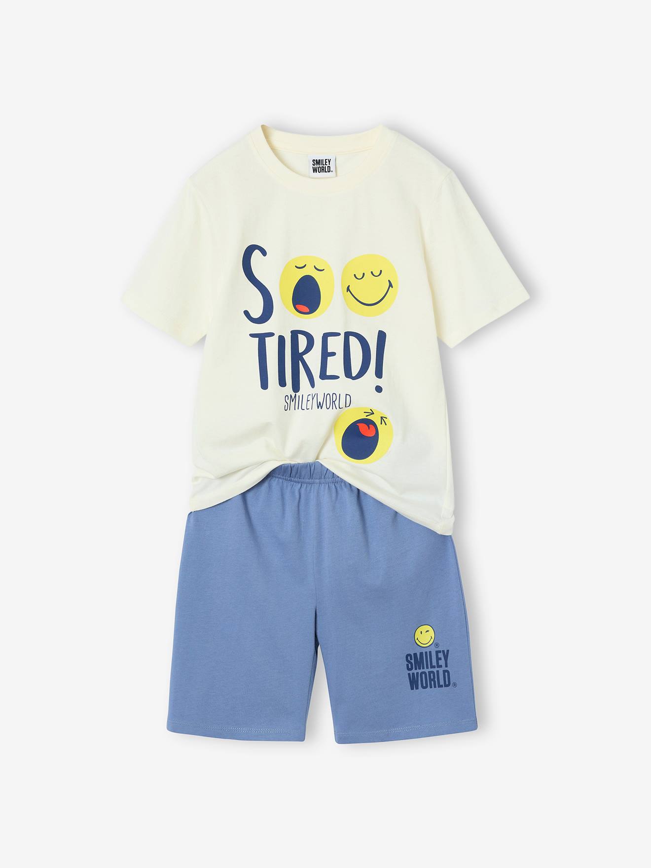 Thumbnail - Kinder Sommer-Schlafanzug so tired SMILEY WORLD
