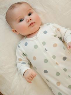 Babymode-Strampler & Schlafanzüge-Bio-Kollektion: Baby Strampler aus getupftem Jersey ENVIE DE FRAISE