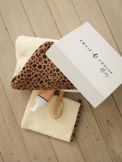Babymode-Bademäntel & Badecapes-Bio-Kollektion: Baby Geschenkset aus Badecape & Waschhandschuh  ENVIE DE FRAISE, personalisierbar