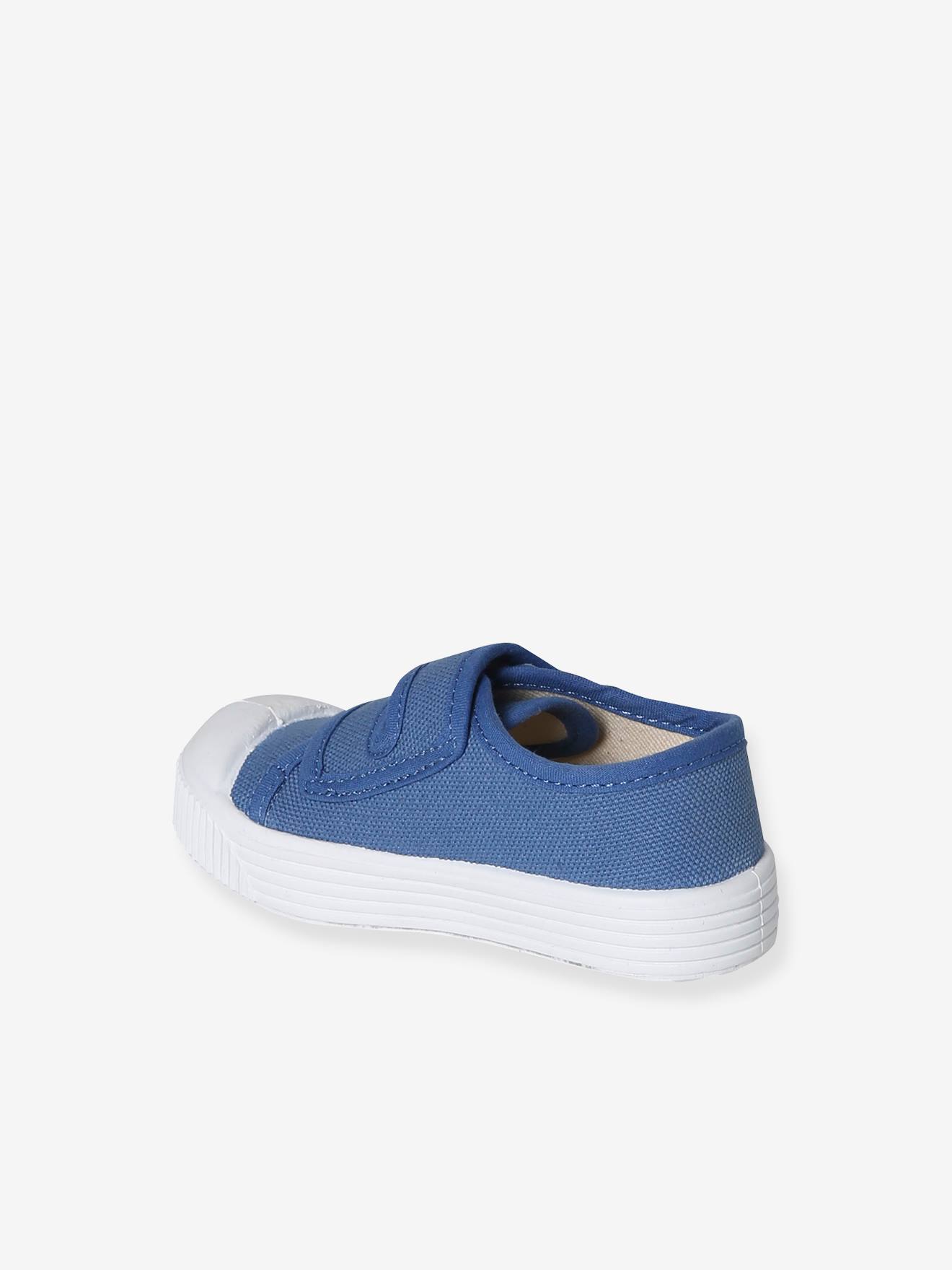 Thumbnail - Baby Stoffschuhe mit Klettverschluss -