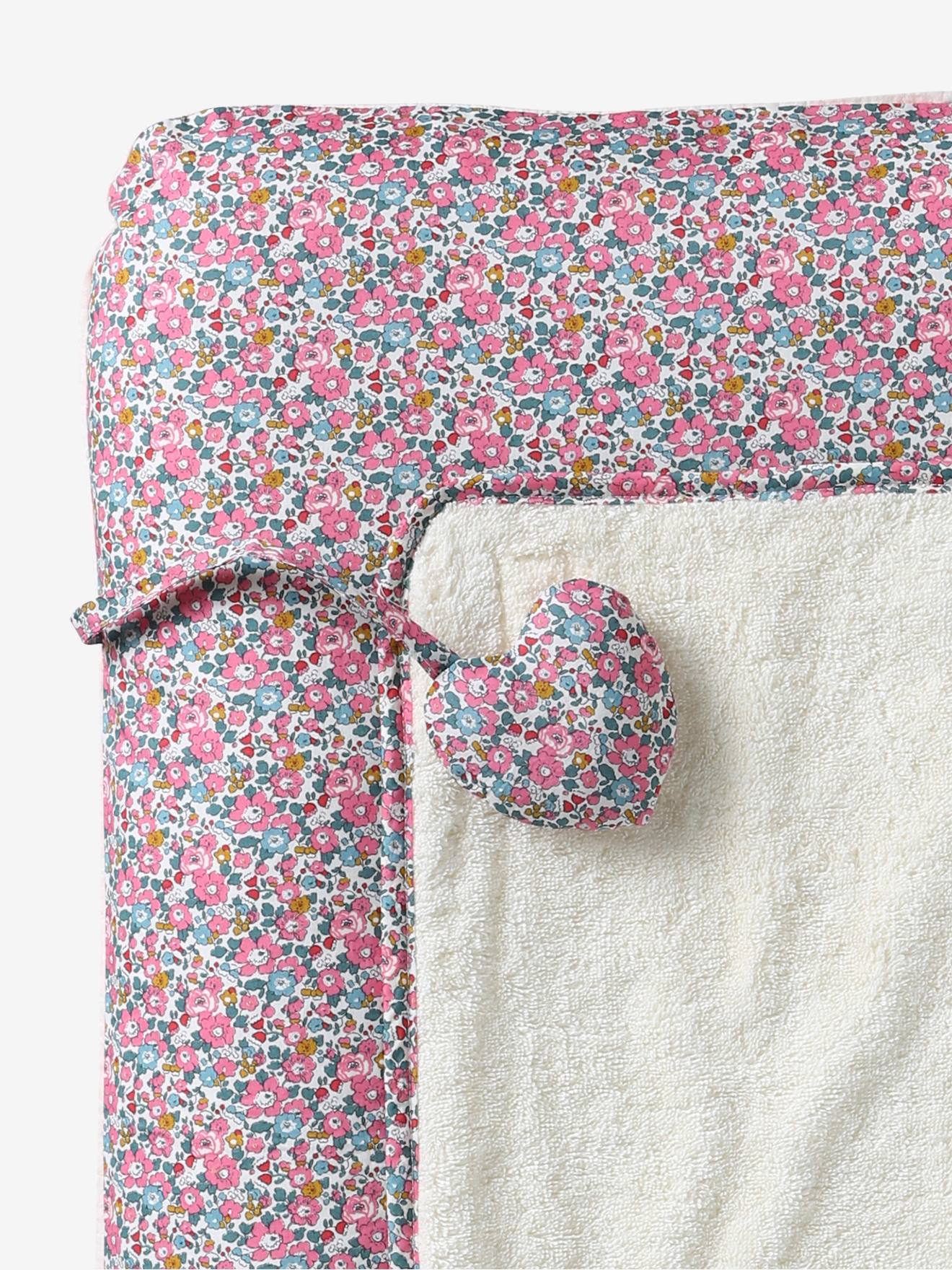 Thumbnail - Baby Wickelauflagen-Bezug aus Liberty-Stoff ENVIE DE FRAISE