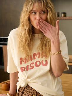 Umstandsmode-Sportmode-Bio-Kollektion: Still-Shirt Mama Bisou ENVIE DE FRAISE