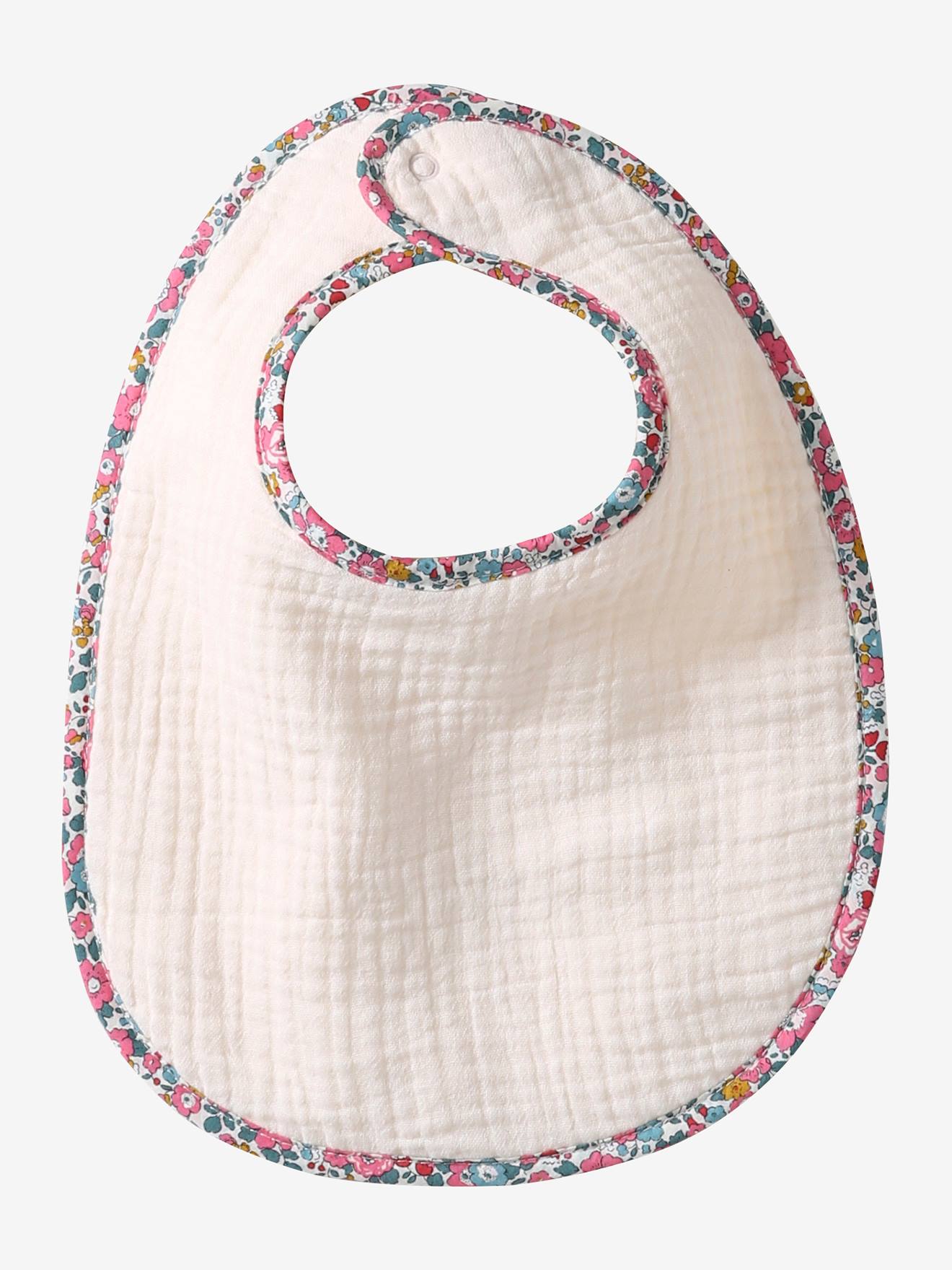 Thumbnail - Bio-Kollektion: Baby Lätzchen mit Liberty-Detail ENVIE DE FRAISE